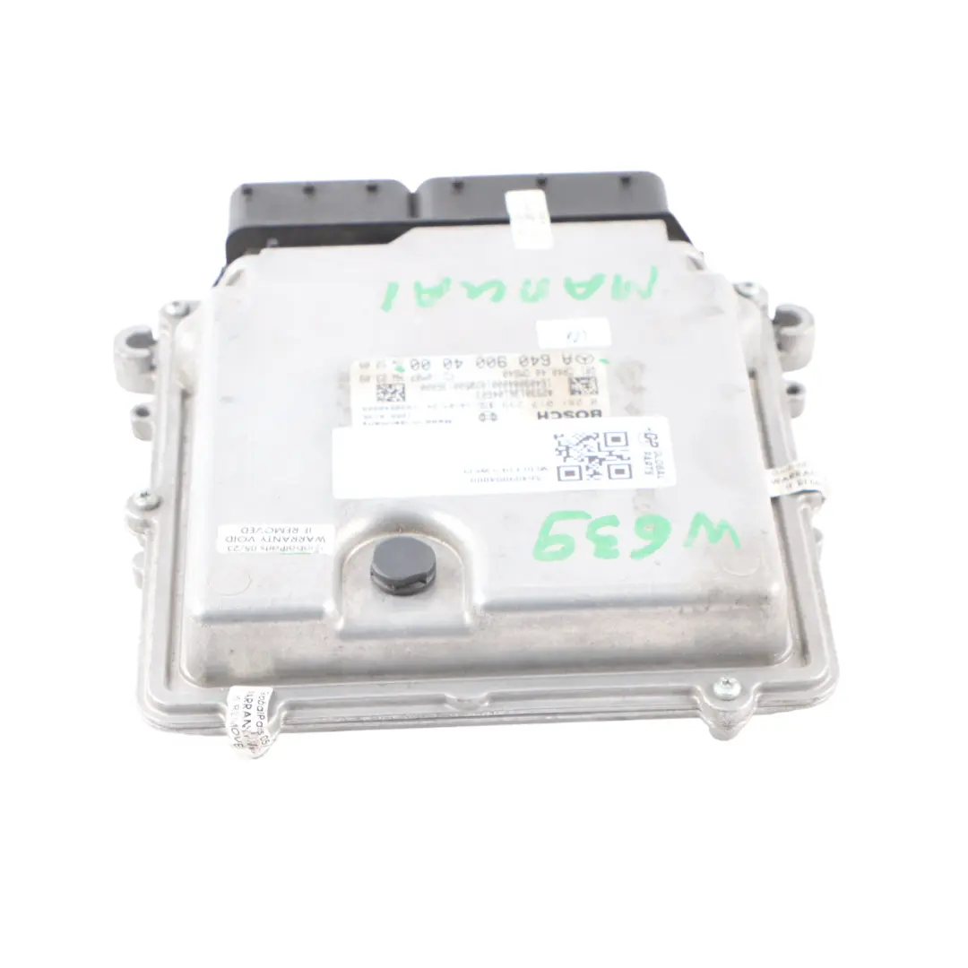 Mercedes W169 W245 OM640 Engine Control Unit Module ECU Automatic - SKU A6409004000 - Part number A6409004000