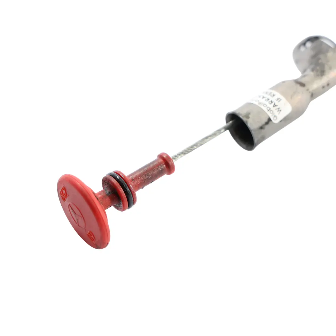 OM642 Oil Level Dipstick Dip Stick Tube Hole Line Pipe to Mercedes W164 with Part number A6420101666 Mercedes W164 OM642 Oil Level Dipstick Dip Stick Tube Hole Line Pipe - SKU A6420101666 - Part number A6420101666