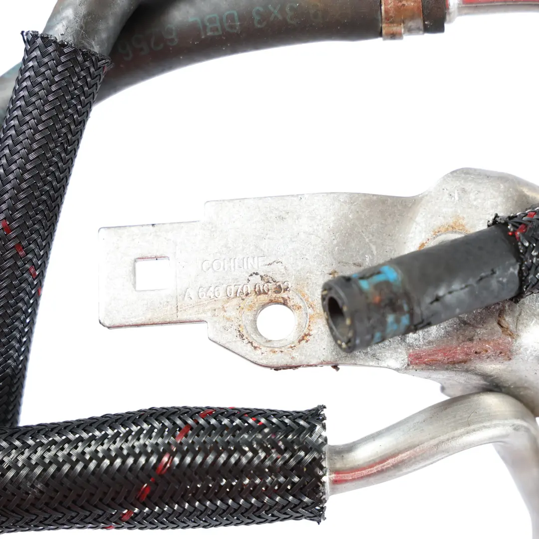 Mercedes W204 Diesel OM646 Fuel Feed Return Pipe Line Hoses - SKU A6460700632-2 - Part number A6460700632