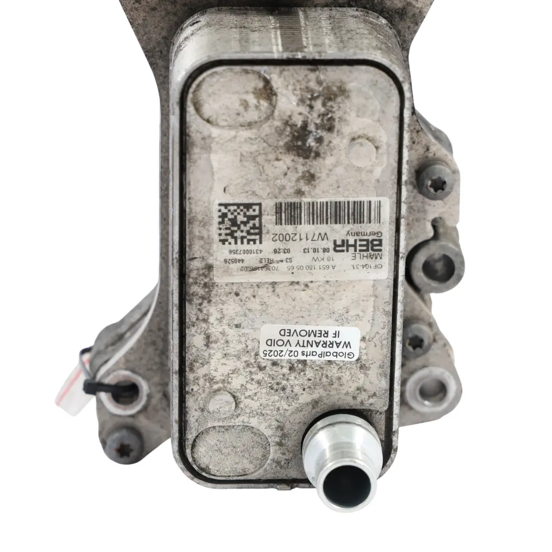 Mercedes W176 Refrigerador De Aceite Diesel - SKU A6511800565 - Número de pieza A6511800565