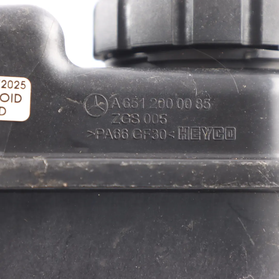 Radiator Expansion Tank Top Coolant to Mercedes R172 with Part number A6512000085 Mercedes R172 Radiator Expansion Tank Top Coolant - SKU A6512000085 - Part number A6512000085