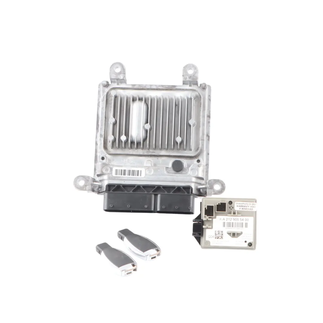 Mercedes W212 E250 CDI OM651.924 204HP Engine ECU Kit Ignition Keys - SKU A6519007401-7 - Part number A6519007401