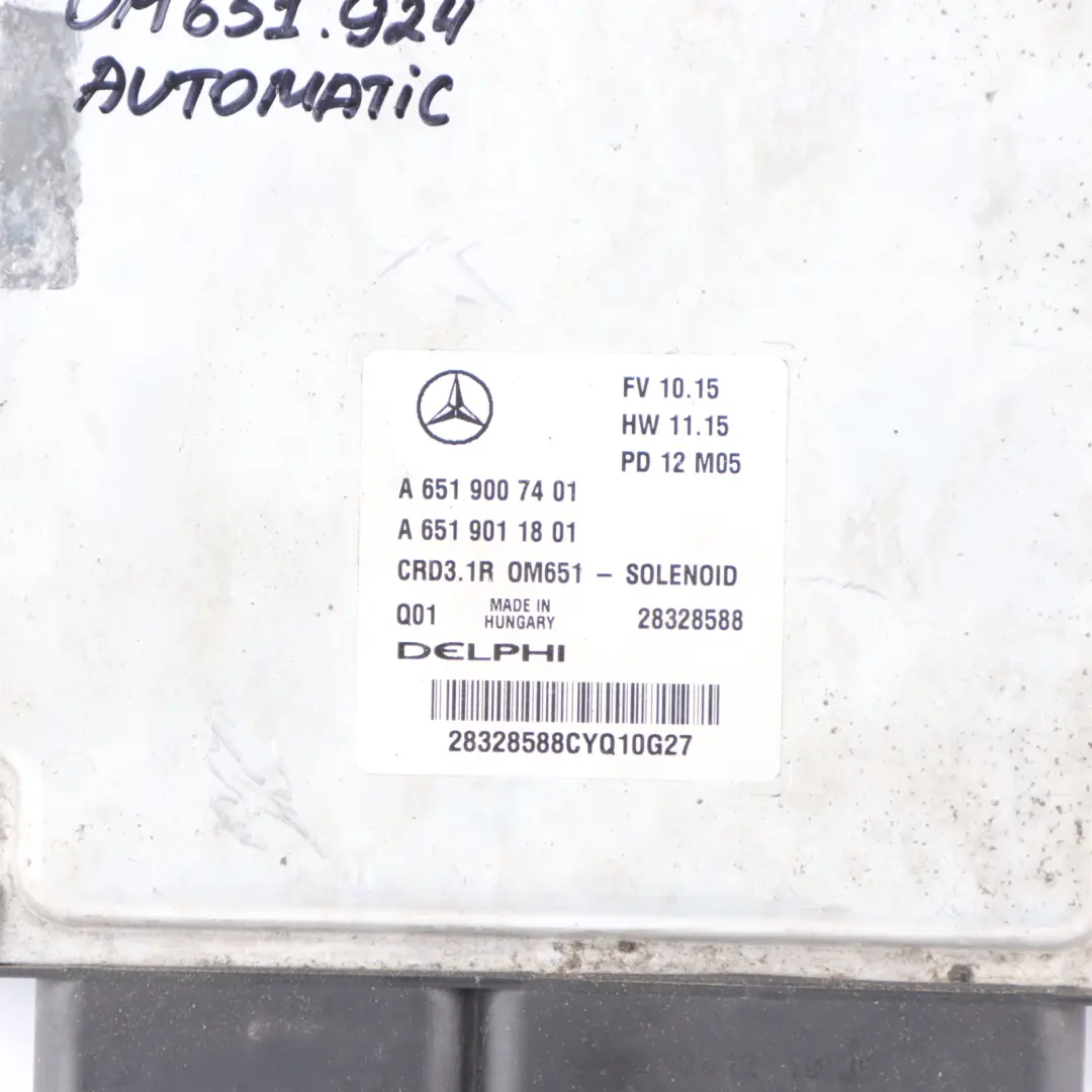 E250 CDI OM651.924 204HP Engine ECU Kit Ignition Keys to Mercedes W212 with Part number A6519007401 Mercedes W212 E250 CDI OM651.924 204HP Engine ECU Kit Ignition Keys - SKU A6519007401-7 - Part number A6519007401