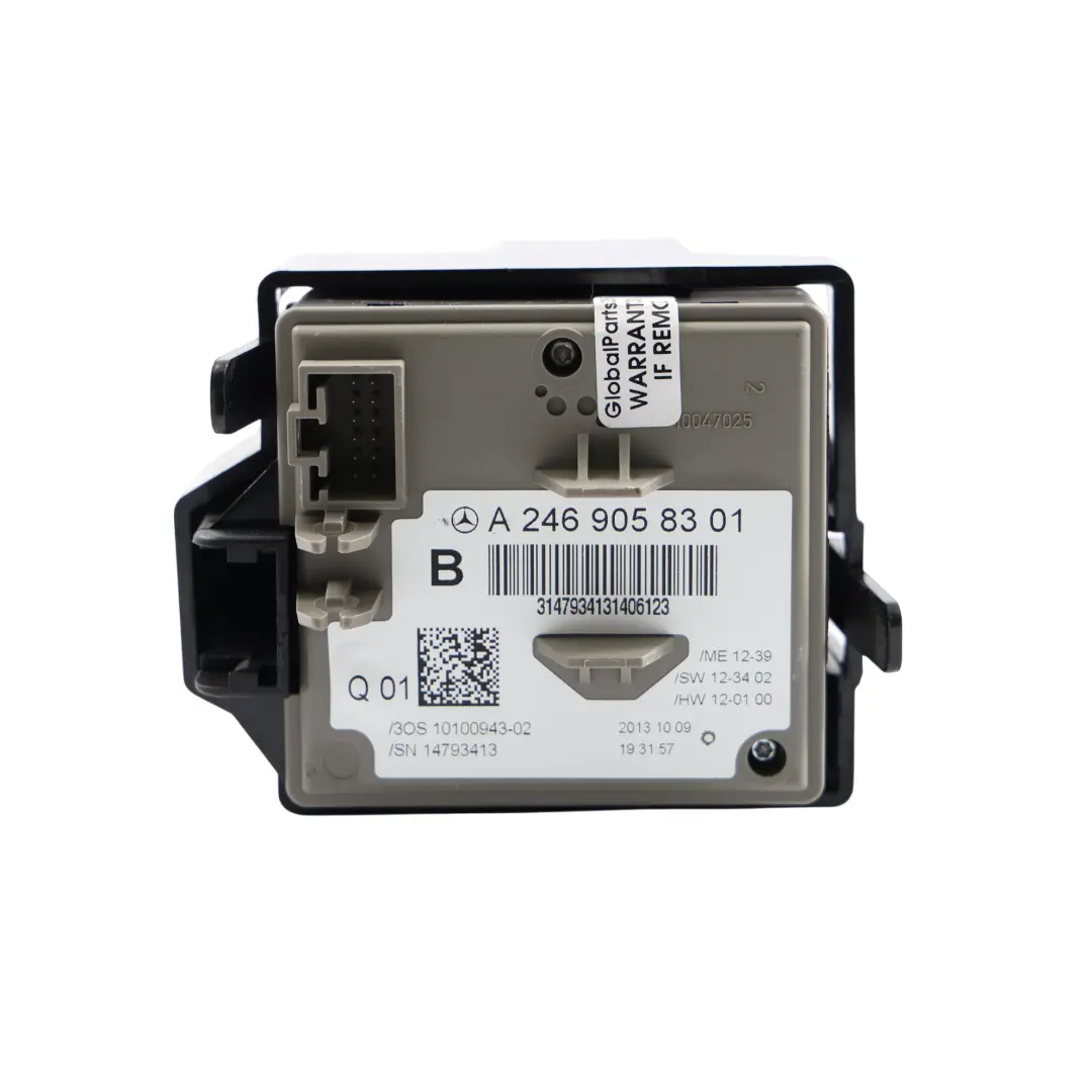 Mercedes W176 A200 CDI BE OM651.901 Engine ECU Kit Key + Lock - SKU A6519007600-4 - Part number A6519007600