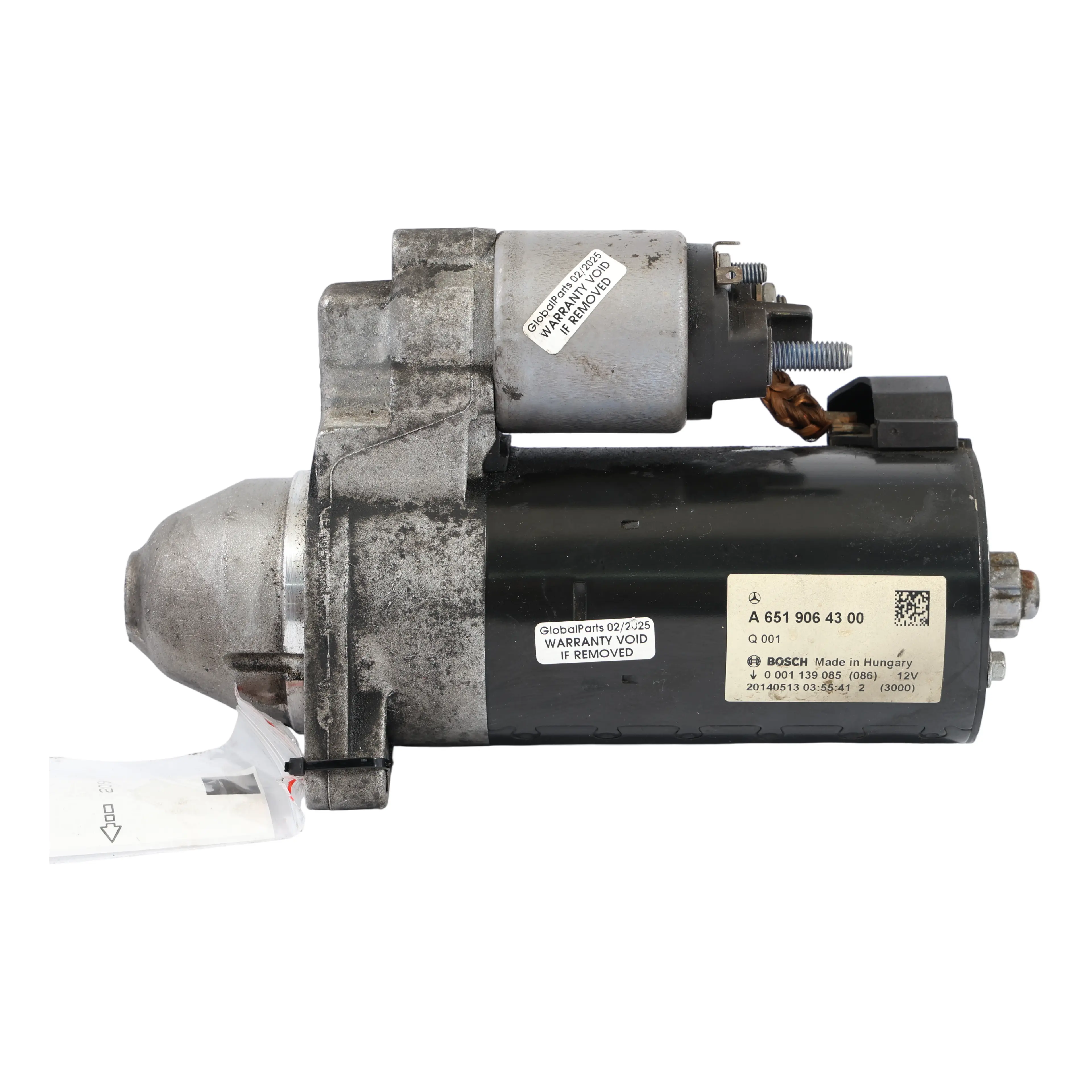 Mercedes W205 Diesel OM651 Engine Starter Motor Actuator Bosch A6519064300