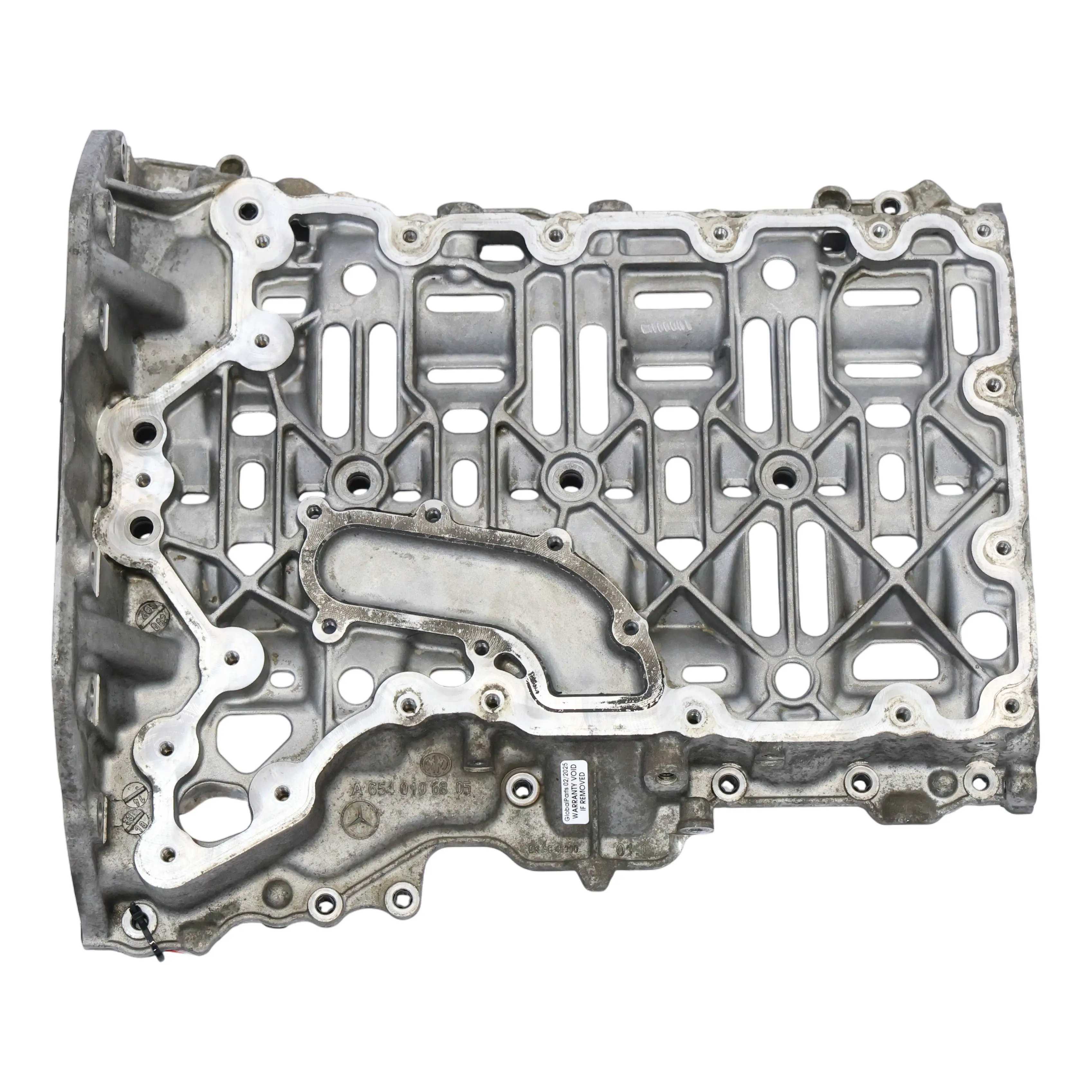 Mercedes W205 C118 OM654 Motore Diesel Coperchio Coppa Olio A6540107410