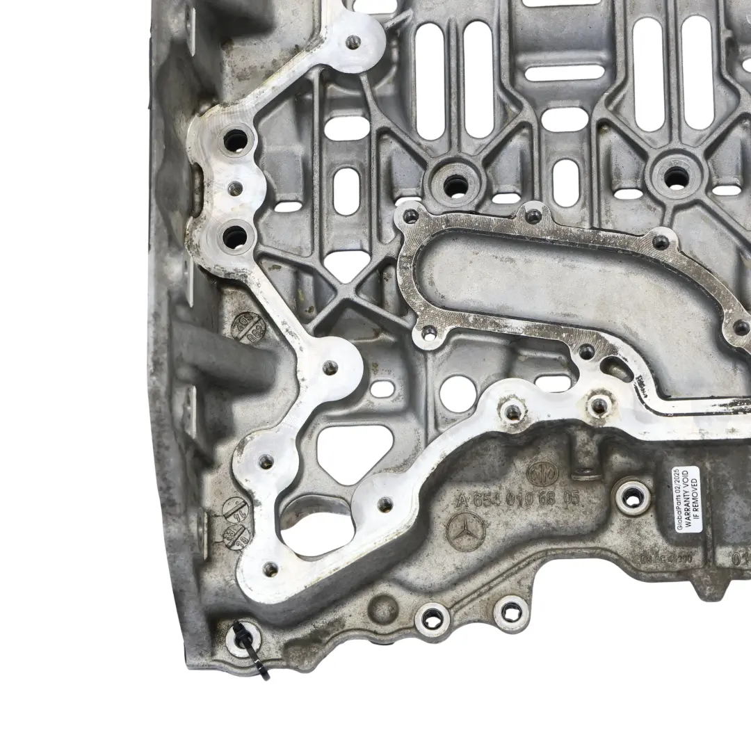 Mercedes W205 C118 OM654 Diesel Engine Oil Sump Pan Cover - SKU A6540107410 - Part number A6540107410