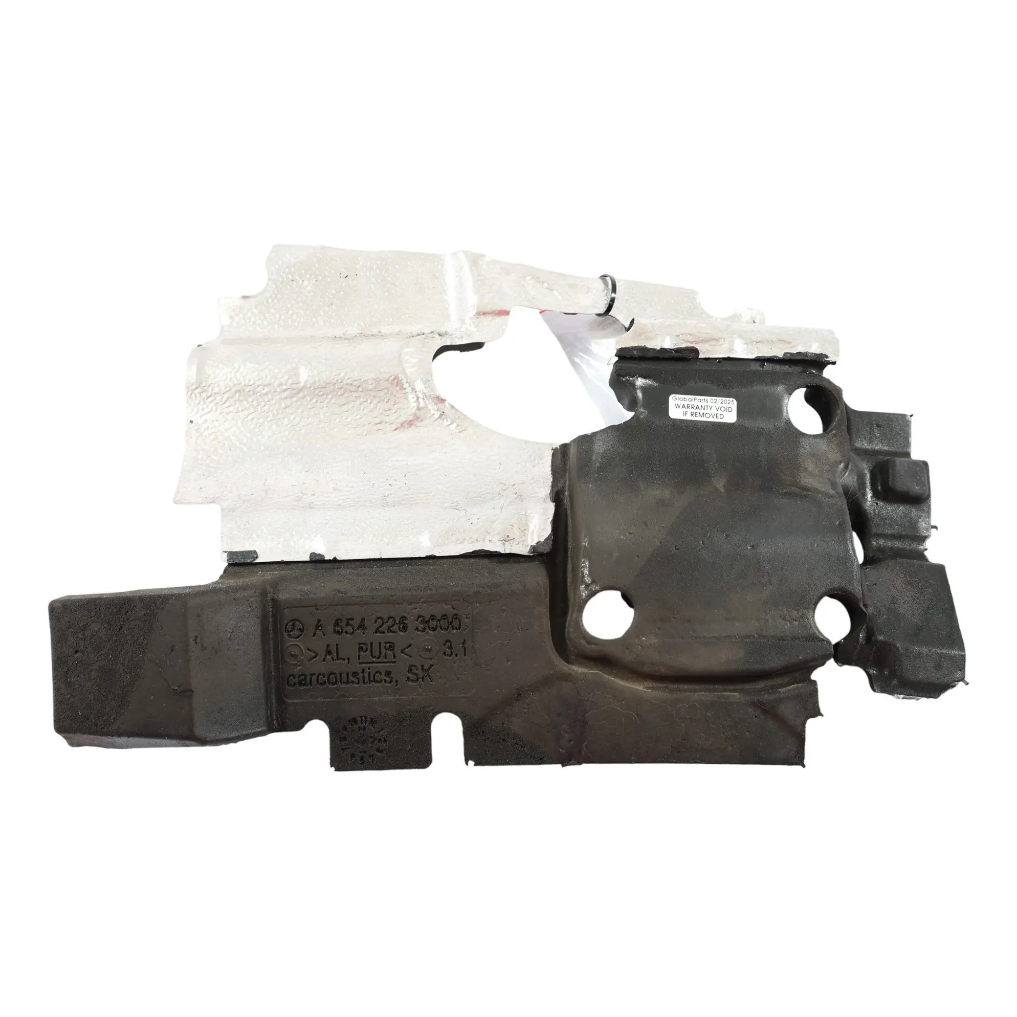 Mercedes C253 Motor Acustic Aislamiento Acústico Derecho A6542263000