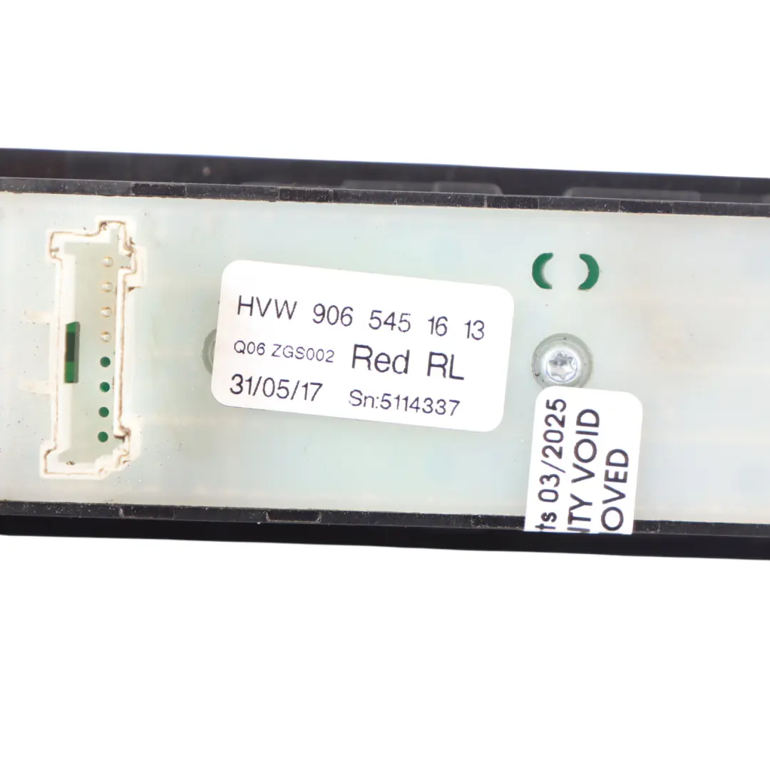 Window Lifter Switch Driver's Side Panel to Mercedes Sprinter W906 with Part number A9065451613 Mercedes Sprinter W906 Window Lifter Switch Driver's Side Panel - SKU A9065451613-1 - Part number A9065451613