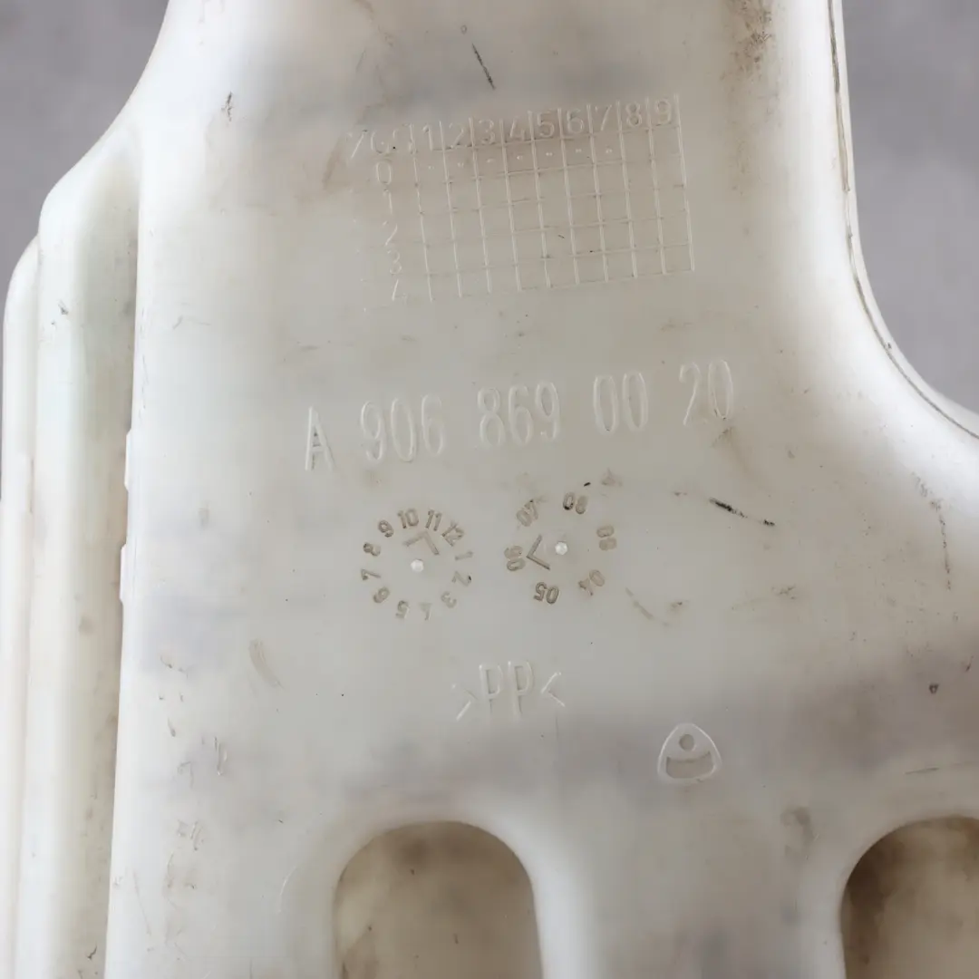 Washer Bottle Tank Windscreen Reservoir to Mercedes Sprinter W906 with Part number A9068690020 Mercedes Sprinter W906 Washer Bottle Tank Windscreen Reservoir - SKU A9068690020 - Part number A9068690020