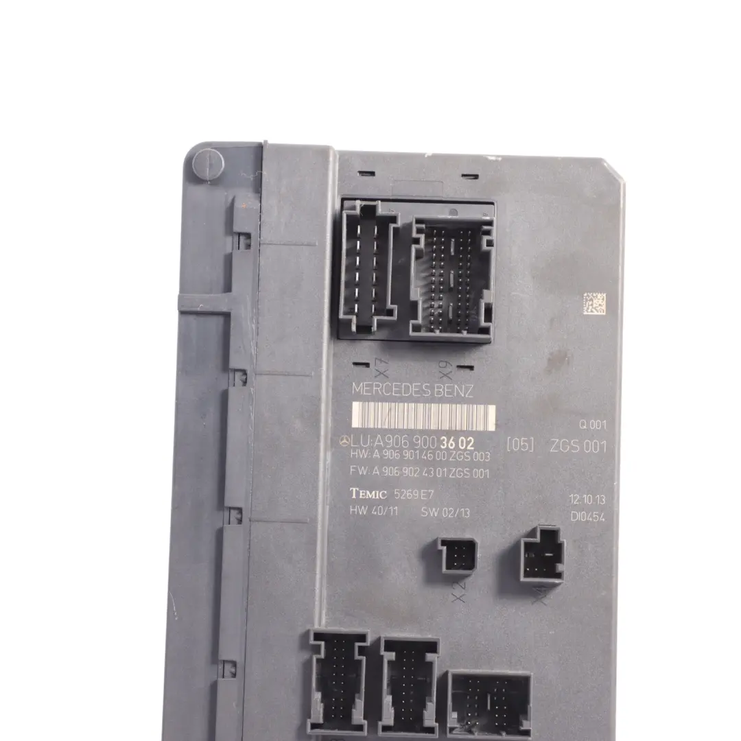 Sam Control Module Fuse Box Unit to Mercedes W906 with Part number A9069003602 Mercedes W906 Sam Control Module Fuse Box Unit - SKU A9069003602 - Part number A9069003602