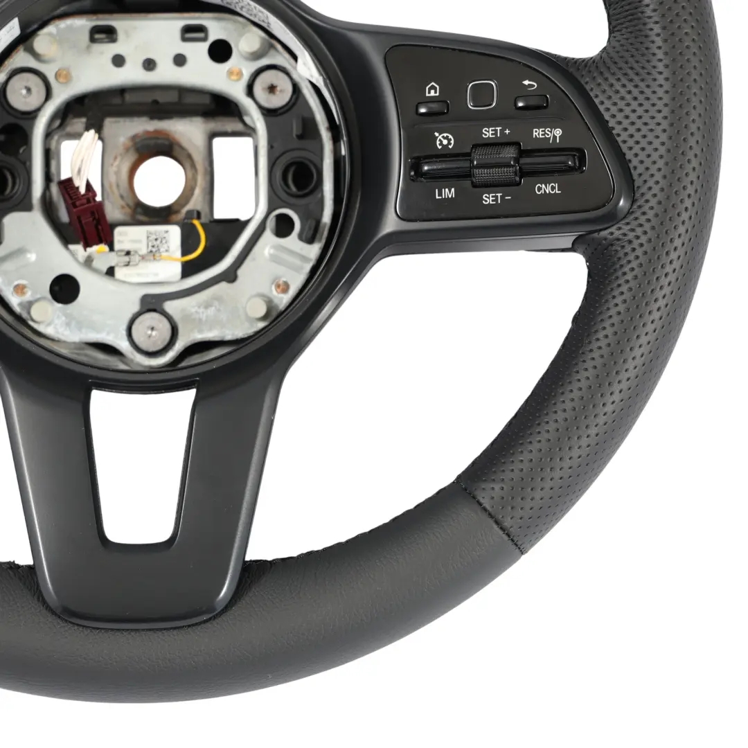 Mercedes Sprinter W907 Volante NUOVO In Pelle Nera Cambio al Volante - SKU A9074601402-1 - Numero di parte A9074601402