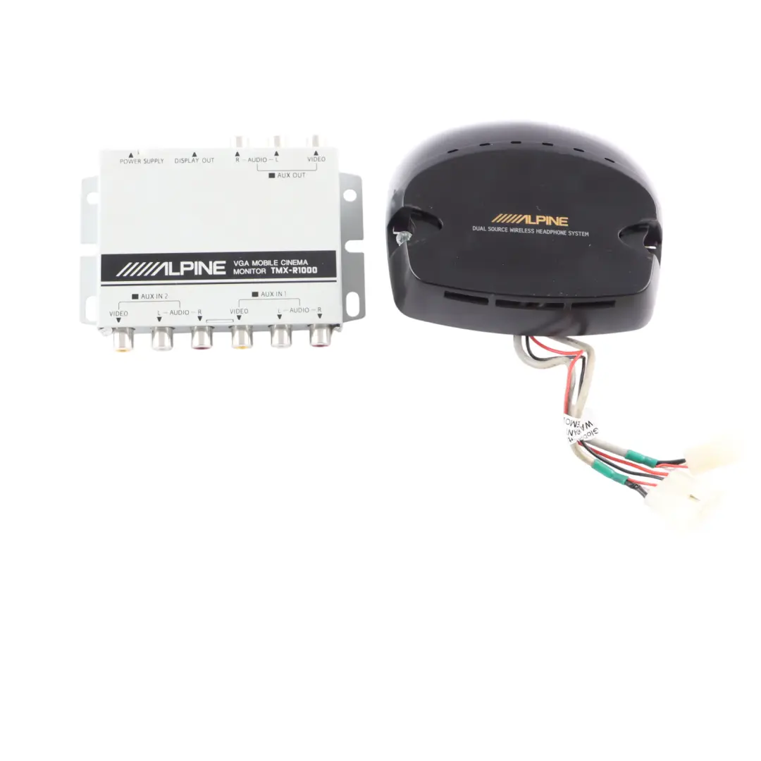 Overhead Mounted Flip Down DVD VGA Monitor CD Changer Screen Kit Set Alpine - SKU Alpine VGA Screen - Part number Alpine VGA Screen