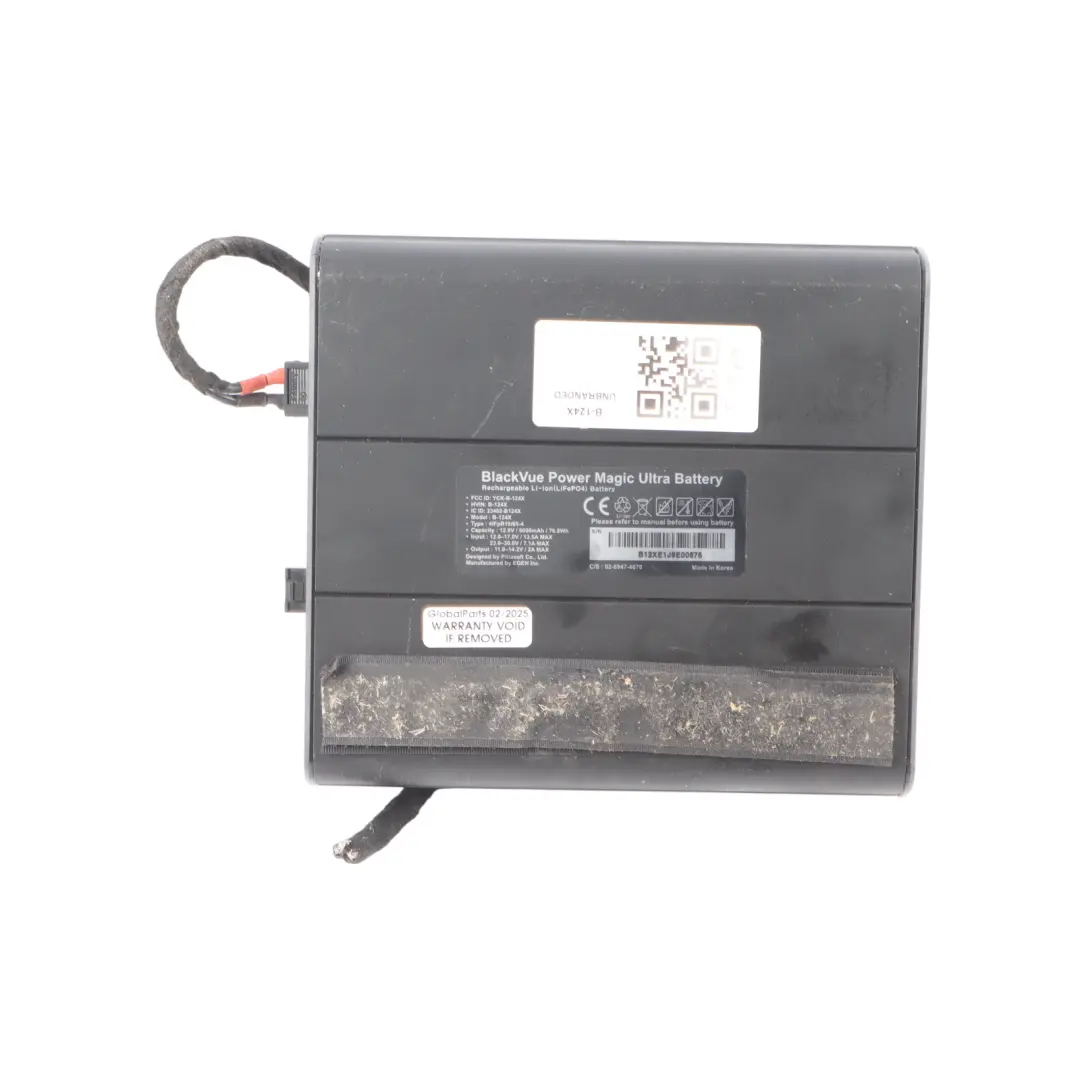  BlackVue Power Magic Dashcam Ultra Li-ion Battery Cell 6000mAh - SKU B-124X - Part number B-124X