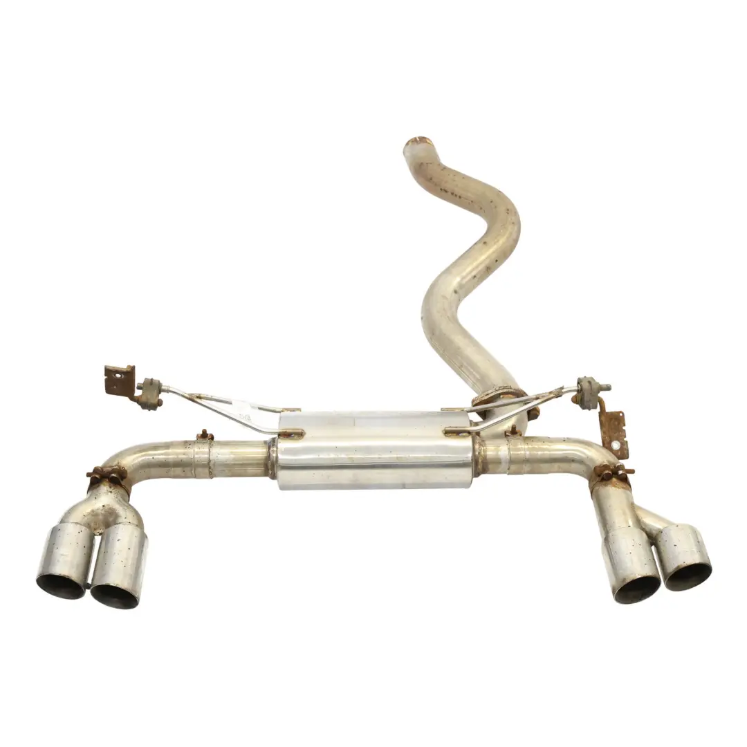 BMW F30 Rear Exhaust Silencer Muffler Back Box Twin Pipe Cobra Sport Exhaust - SKU COBRA-EXHAUST-F30 - Part number COBRA-EXHAUST