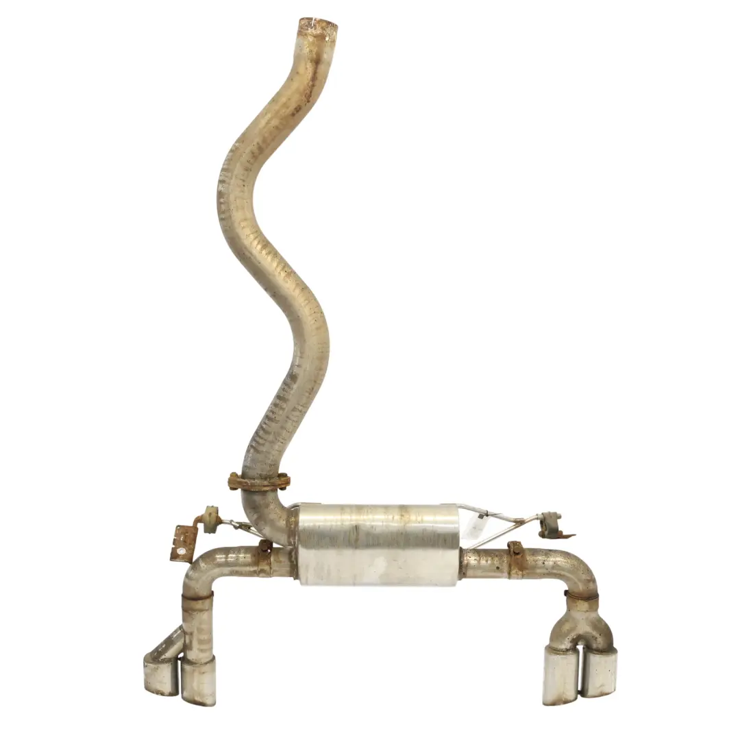 Exhaust Silencer Muffler Back Box Twin Pipe Cobra Sport Exhaust to BMW F30 Rear with Part number COBRA-EXHAUST BMW F30 Rear Exhaust Silencer Muffler Back Box Twin Pipe Cobra Sport Exhaust - SKU COBRA-EXHAUST-F30 - Part number COBRA-EXHAUST