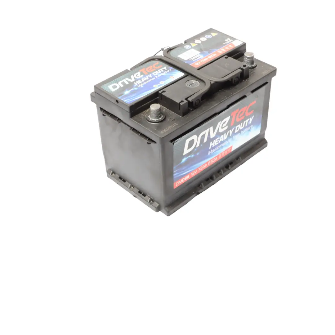  DriveTec Heavy Duty 12V Accumulator Battery 72Ah 650A DM096 - SKU DRIVETEC-72AH - Part number DriveTec Heavy Duty 72Ah Accumulator