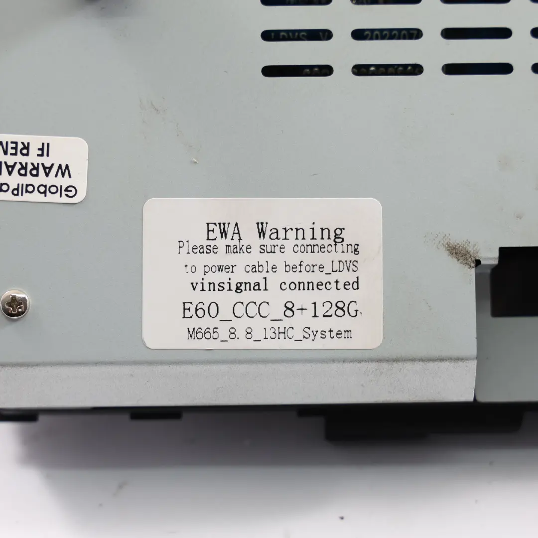 Navegación Pantalla Multimedia 8,8" GPS Android 8+128GB E60_CCC para BMW E60 con número de pieza E60-ANDROID BMW E60 Navegación Pantalla Multimedia 8,8" GPS Android 8+128GB E60_CCC - SKU E60-ANDROID-CARPLAY - Número de pieza E60-ANDROID