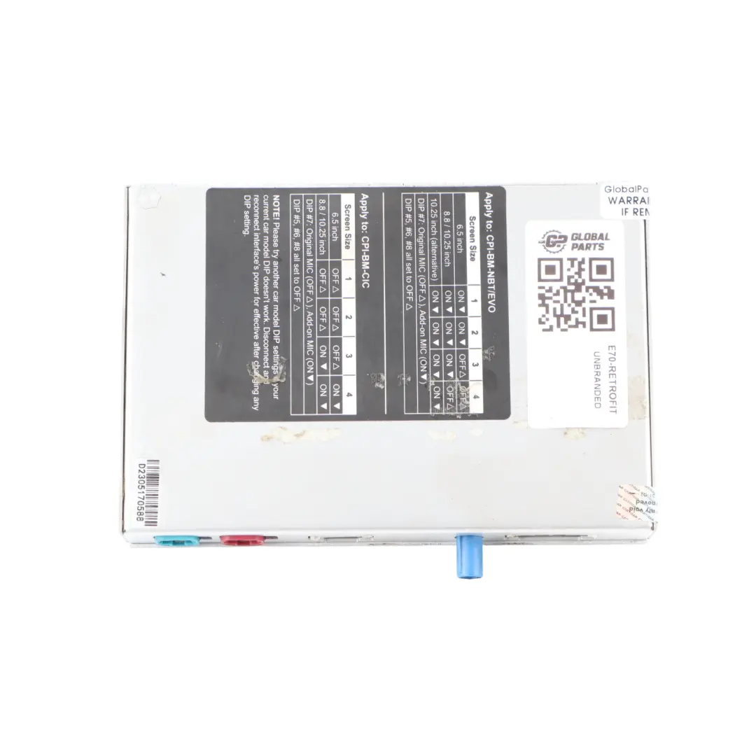 Head Unit Retrofit BMW X5 E70 X6 E71 Apple CarPlay Android Auto CIC Set to with Part number E70-RETROFIT Head Unit Retrofit BMW X5 E70 X6 E71 Apple CarPlay Android Auto CIC Set - SKU E70-RETROFIT - Part number E70-RETROFIT