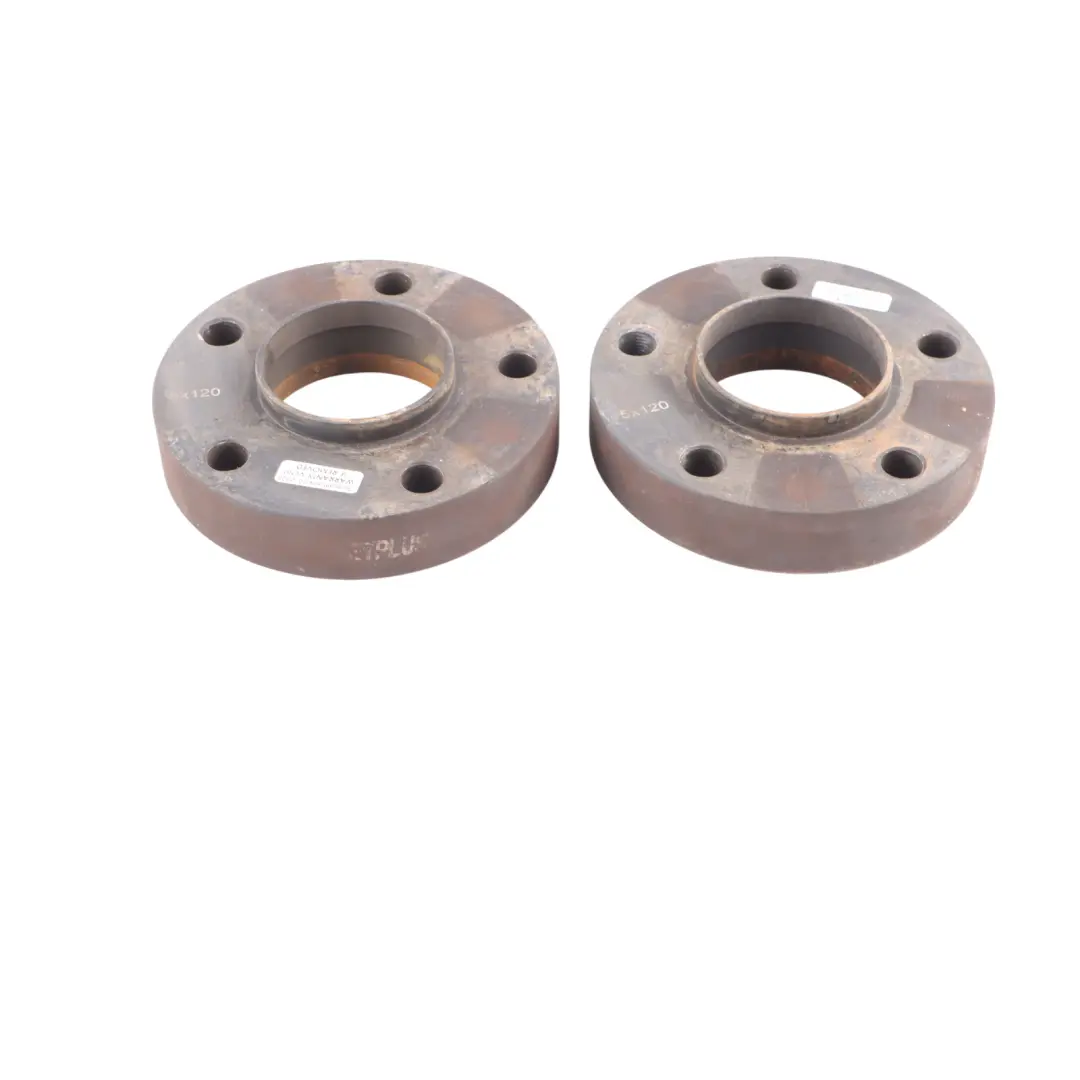 Spacers Threads Front Rear Left Right N/O/S 5x120 72,5mm to BMW E61 Touring Wheel with Part number ETPLUS-E61 BMW E61 Touring Wheel Spacers Threads Front Rear Left Right N/O/S 5x120 72,5mm - SKU ETPLUS-E61 - Part number ETPLUS-E61