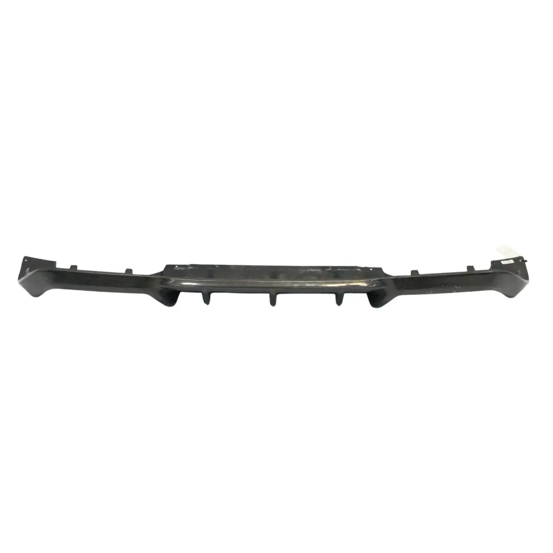 BMW M2 F87 Rear Bumper Lower Trim Exhaust Diffuser Carbon Fiber - SKU F87-CARBON-REAR-BUMPER-DIFFUSER - Part number F87-CARBON-REAR-BUMPER-DIFFUSER