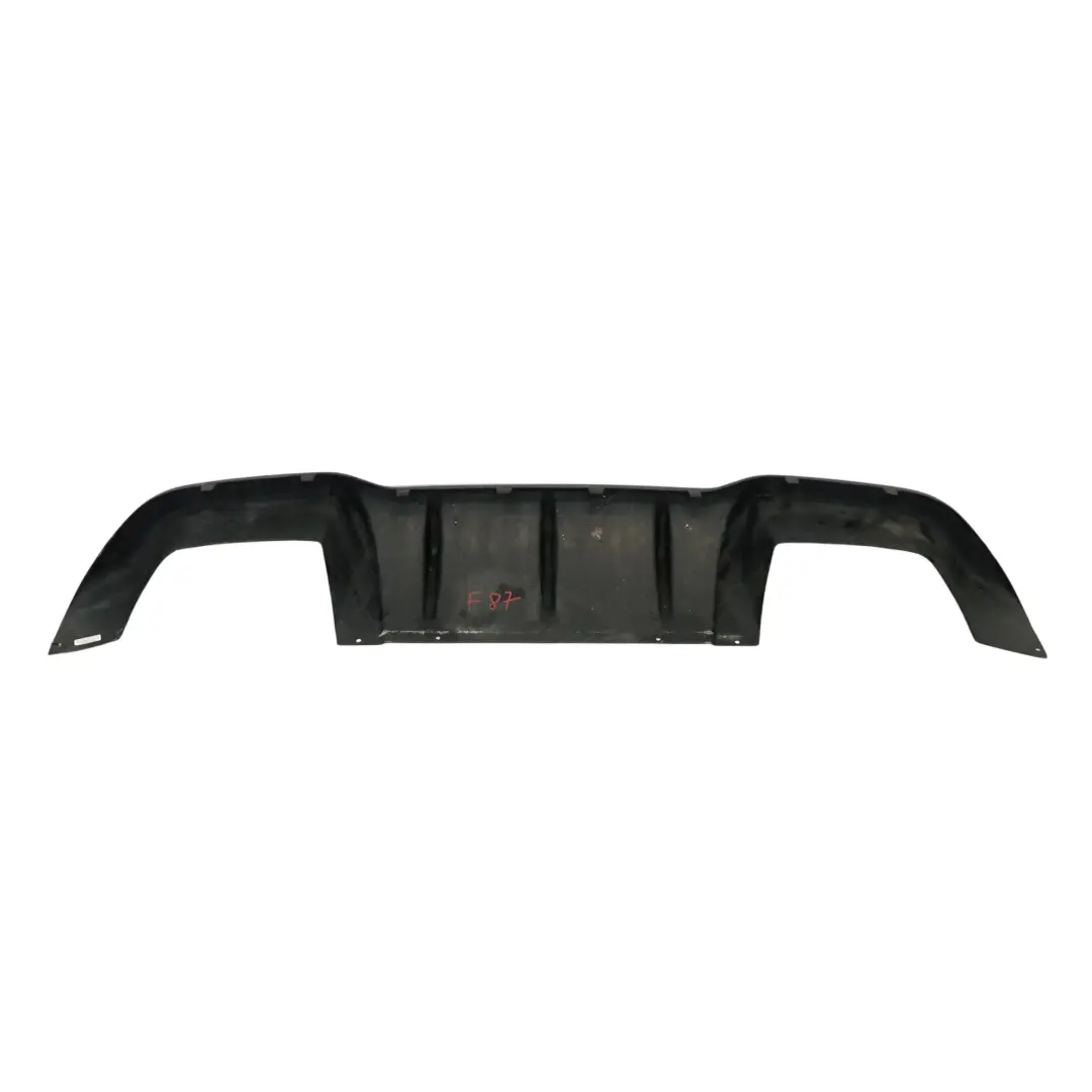 BMW M2 F87 Rear Bumper Lower Trim Exhaust Diffuser Carbon Fiber - SKU F87-CARBON-REAR-BUMPER-DIFFUSER - Part number F87-CARBON-REAR-BUMPER-DIFFUSER