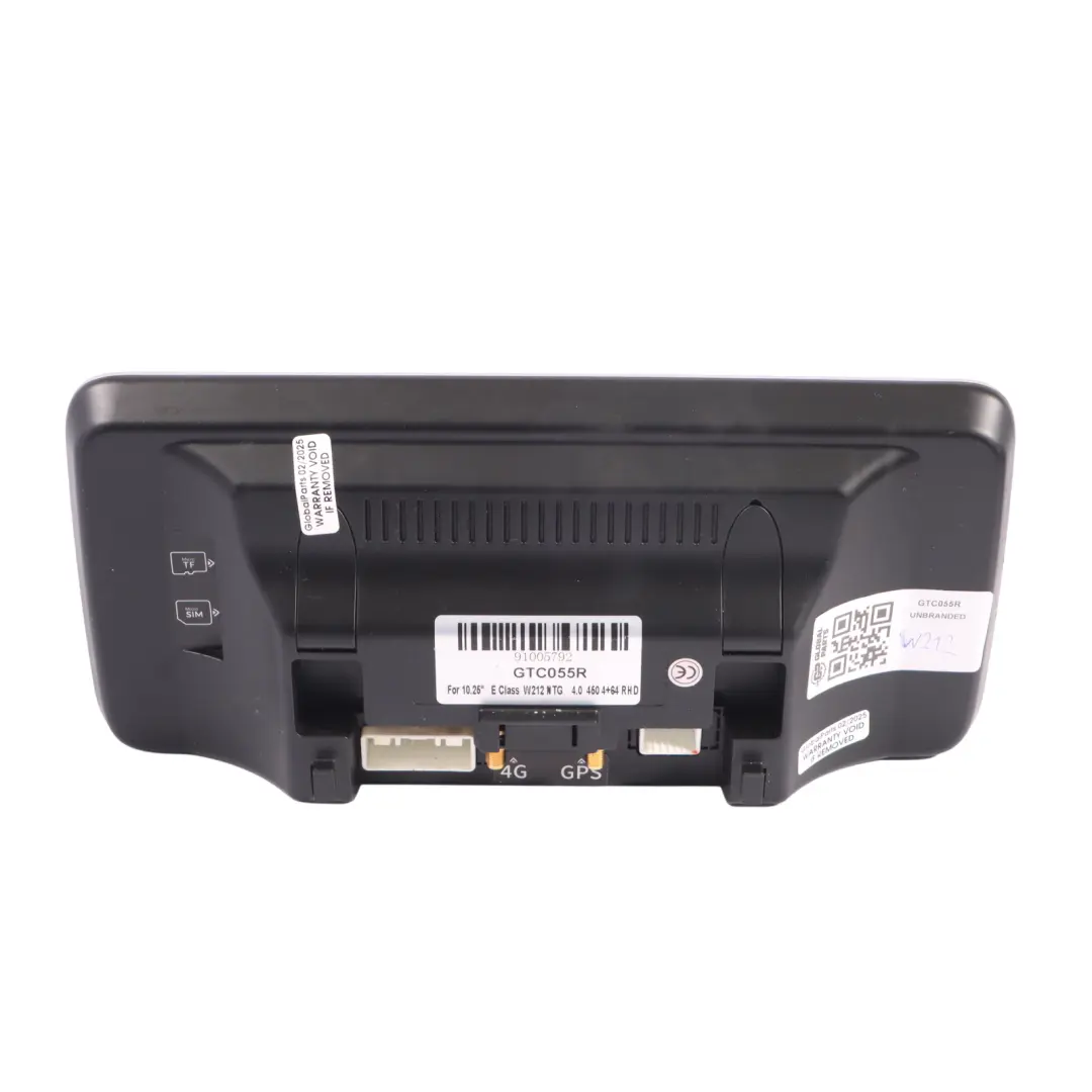 Mercedes W207 W212 Ekran Wyświetlacz Radio Nawigacja Android - SKU GTC055R - Numer Części GTC055R