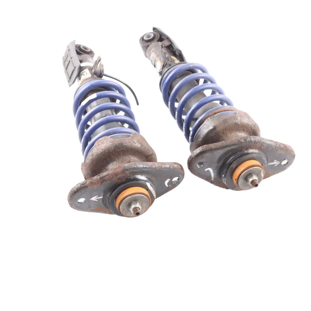 Mini R56 Spring Strut Set Rear Left Right N/O/S Shock Absorber H&amp;R - SKU KBA91100 - Part number KBA91100