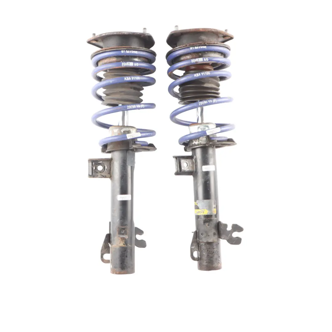 Mini R56 Spring Strut Set Rear Left Right N/O/S Shock Absorber H&amp;R - SKU KBA91100 - Part number KBA91100