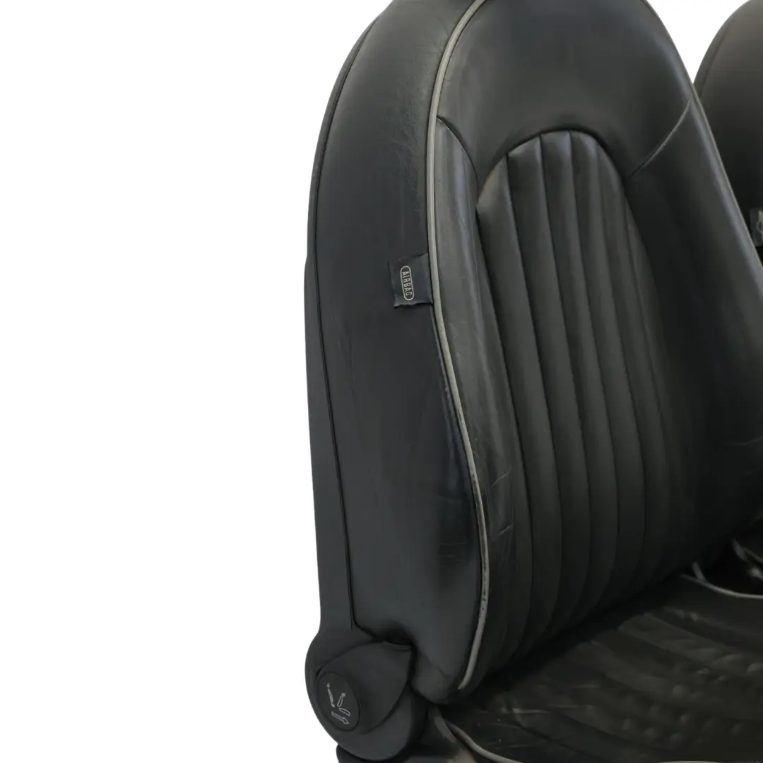  Sedili Pelle Mini R50 English Park Lane Panther Noir Sedile Anteriore Posteriore - SKU R50-ENGLISH-LEATHER-SEATS-LNPN-2 - Numero di parte R50-ENGLISH-LEATHER-SEATS-LNPN