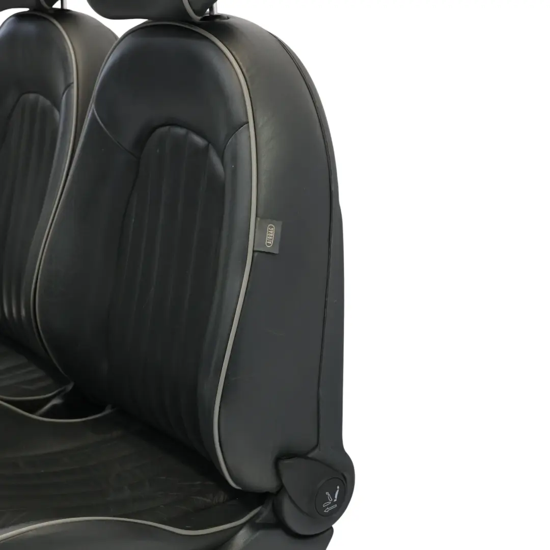  Sedili Pelle Mini R50 English Park Lane Panther Noir Sedile Anteriore Posteriore - SKU R50-ENGLISH-LEATHER-SEATS-LNPN-2 - Numero di parte R50-ENGLISH-LEATHER-SEATS-LNPN