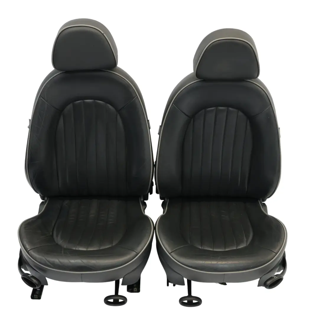  Sièges En Cuir Mini R50 English Park Lane Panther Black Siège Avant Arrière - SKU R50-ENGLISH-LEATHER-SEATS-LNPN-2 - Numéro de pièce R50-ENGLISH-LEATHER-SEATS-LNPN