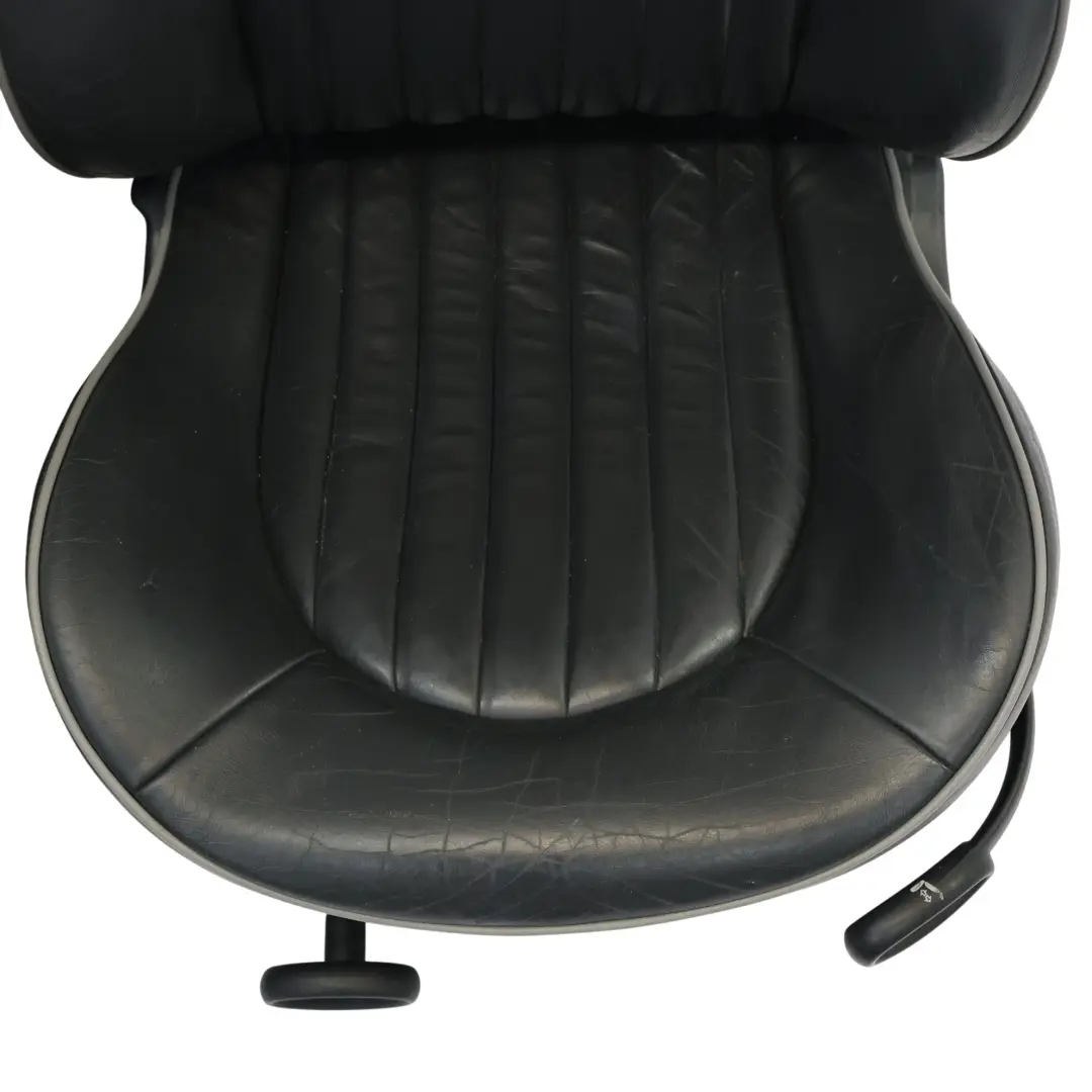  Leather Seats Mini R50 English Park Lane Panther Black Front Rear Seat - SKU R50-ENGLISH-LEATHER-SEATS-LNPN-2 - Part number R50-ENGLISH-LEATHER-SEATS-LNPN