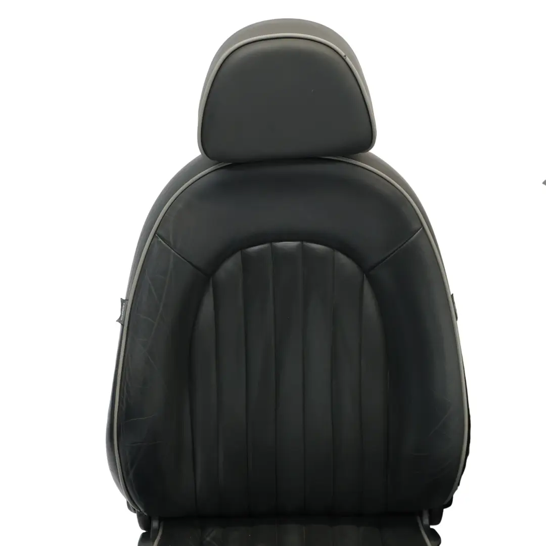  Leather Seats Mini R50 English Park Lane Panther Black Front Rear Seat - SKU R50-ENGLISH-LEATHER-SEATS-LNPN-2 - Part number R50-ENGLISH-LEATHER-SEATS-LNPN