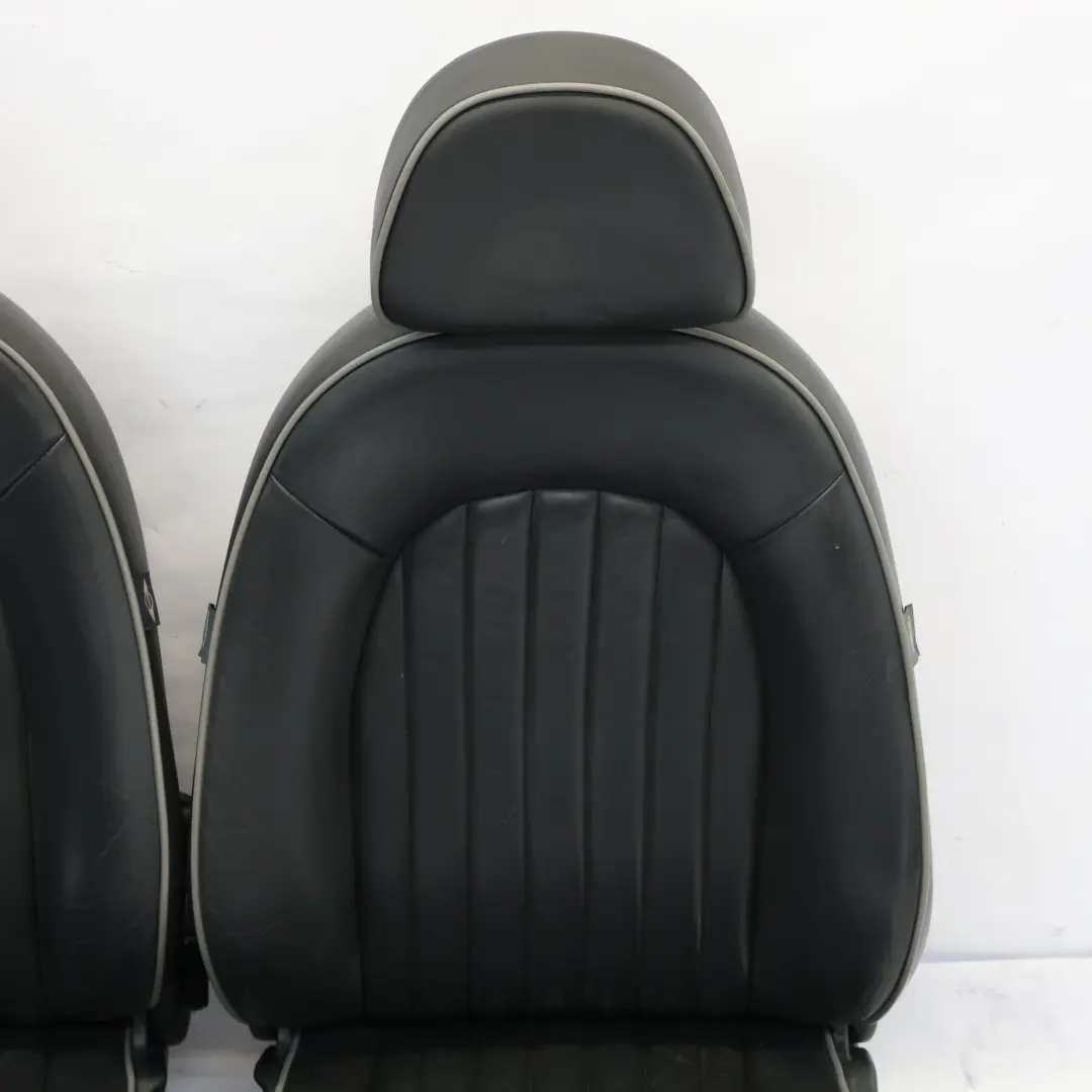  Sedili Pelle Mini R50 English Park Lane Panther Noir Sedile Anteriore Posteriore - SKU R50-ENGLISH-LEATHER-SEATS-LNPN-2 - Numero di parte R50-ENGLISH-LEATHER-SEATS-LNPN