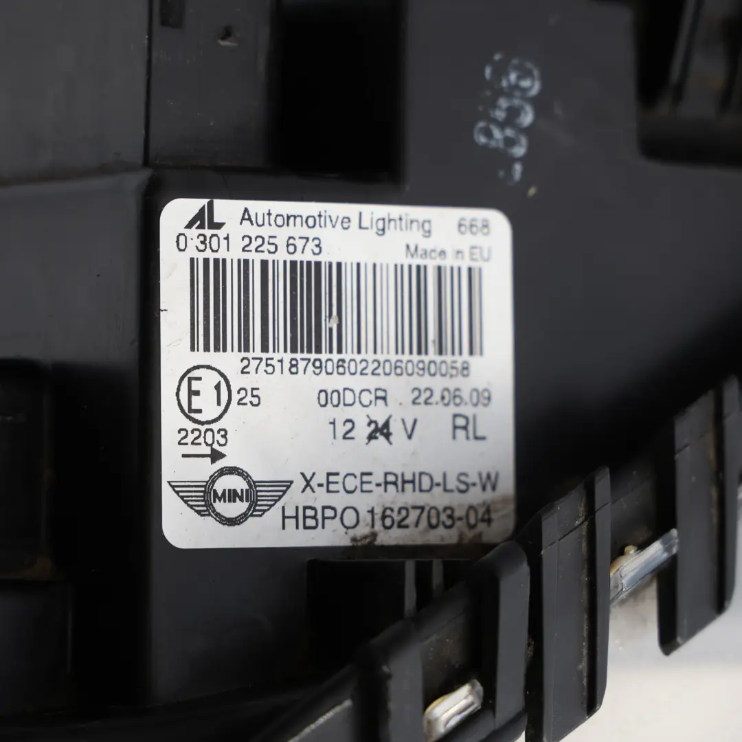Side Xenon Headlight Headlamp Front Left N/S to Mini Cooper R55 R56 R57 Passenger with Part number 2751879 Mini Cooper R55 R56 R57 Passenger Side Xenon Headlight Headlamp Front Left N/S - SKU rhd-2751879-2 - Part number 2751879