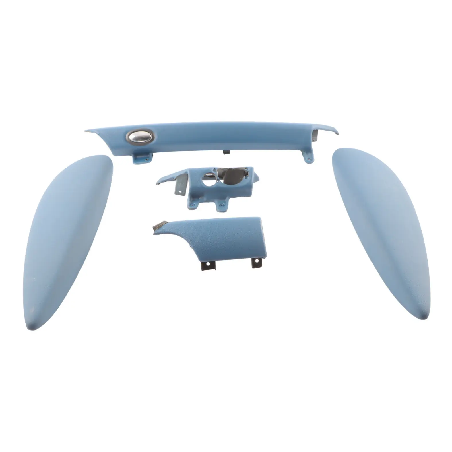 Mini One R56 R57 R58 Dashboard Dash Lower Trim Cover Set Pacific Blue