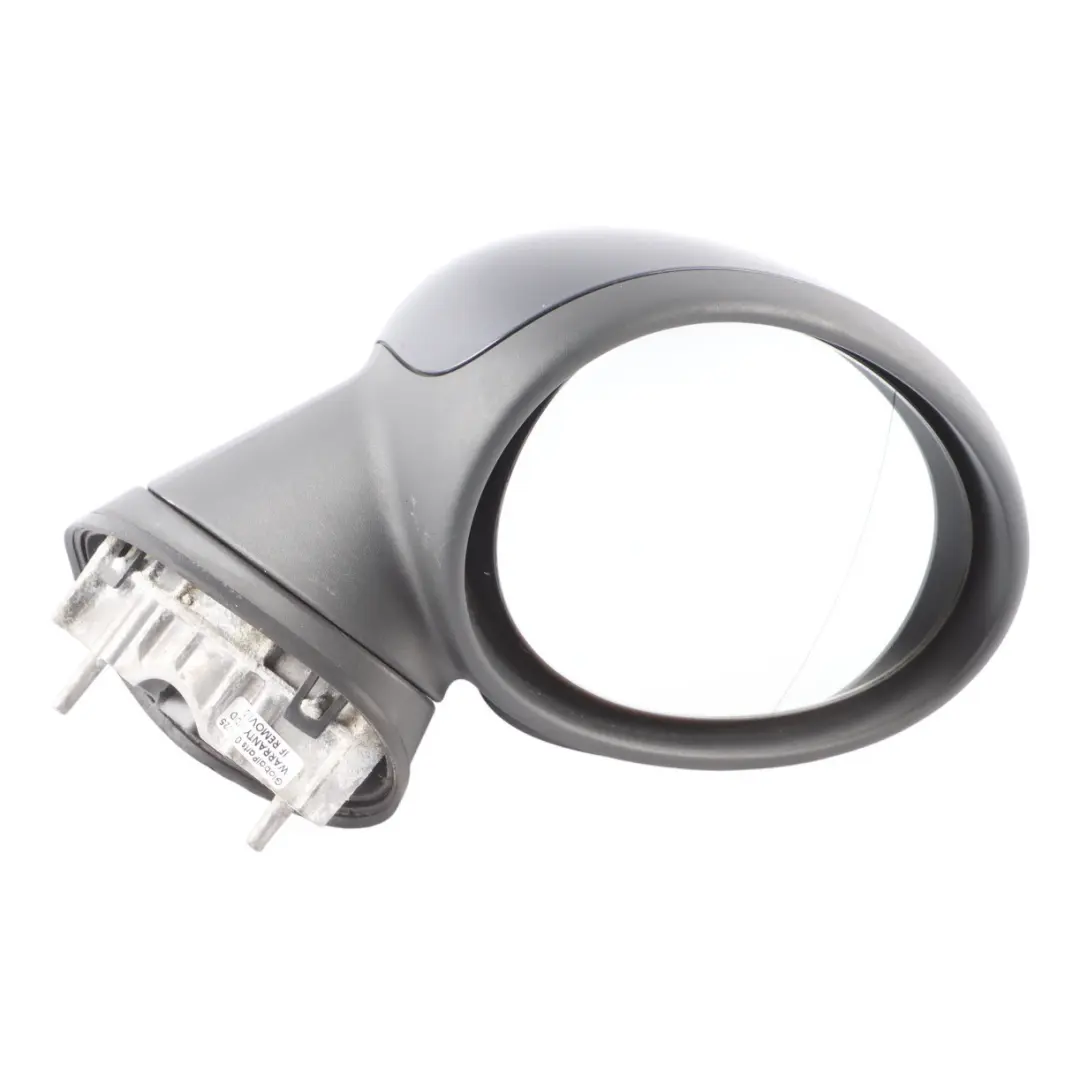 Right Door Wing Mirror O/S Astro Black Metallic A25 3 Pin to Mini Cooper R55 R56 with Part number 2755638 Mini Cooper R55 R56 Right Door Wing Mirror O/S Astro Black Metallic A25 3 Pin - SKU rhd-2755638-ASB - Part number 2755638