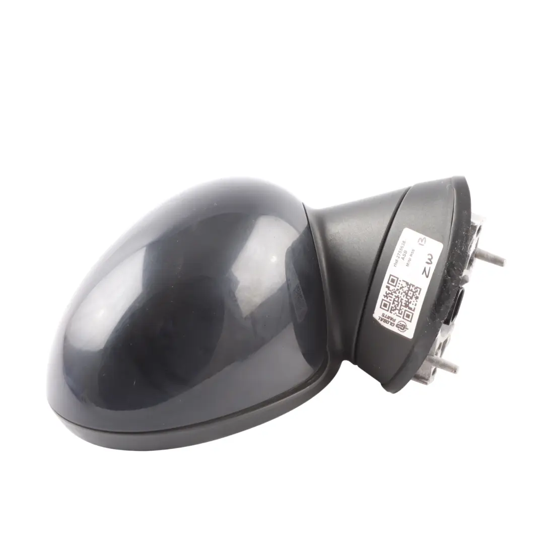 Right Door Wing Mirror O/S Astro Black Metallic A25 3 Pin to Mini Cooper R55 R56 with Part number 2755638 Mini Cooper R55 R56 Right Door Wing Mirror O/S Astro Black Metallic A25 3 Pin - SKU rhd-2755638-ASB - Part number 2755638