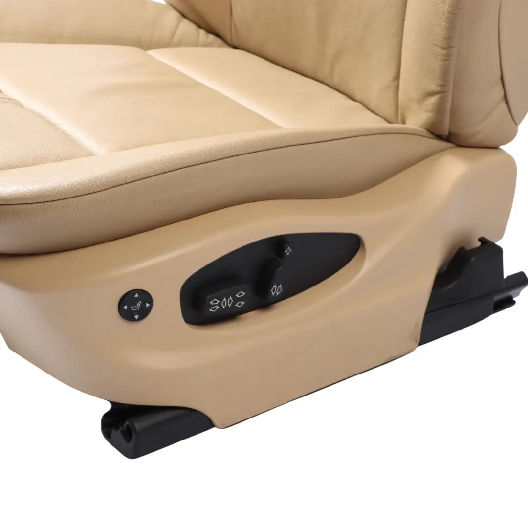 Front Comfort Seat BMW E83 LCI Memory Heated Left N/S Leather Nevada Sand Beige - SKU RHD-3448048-2 - Part number 3448048