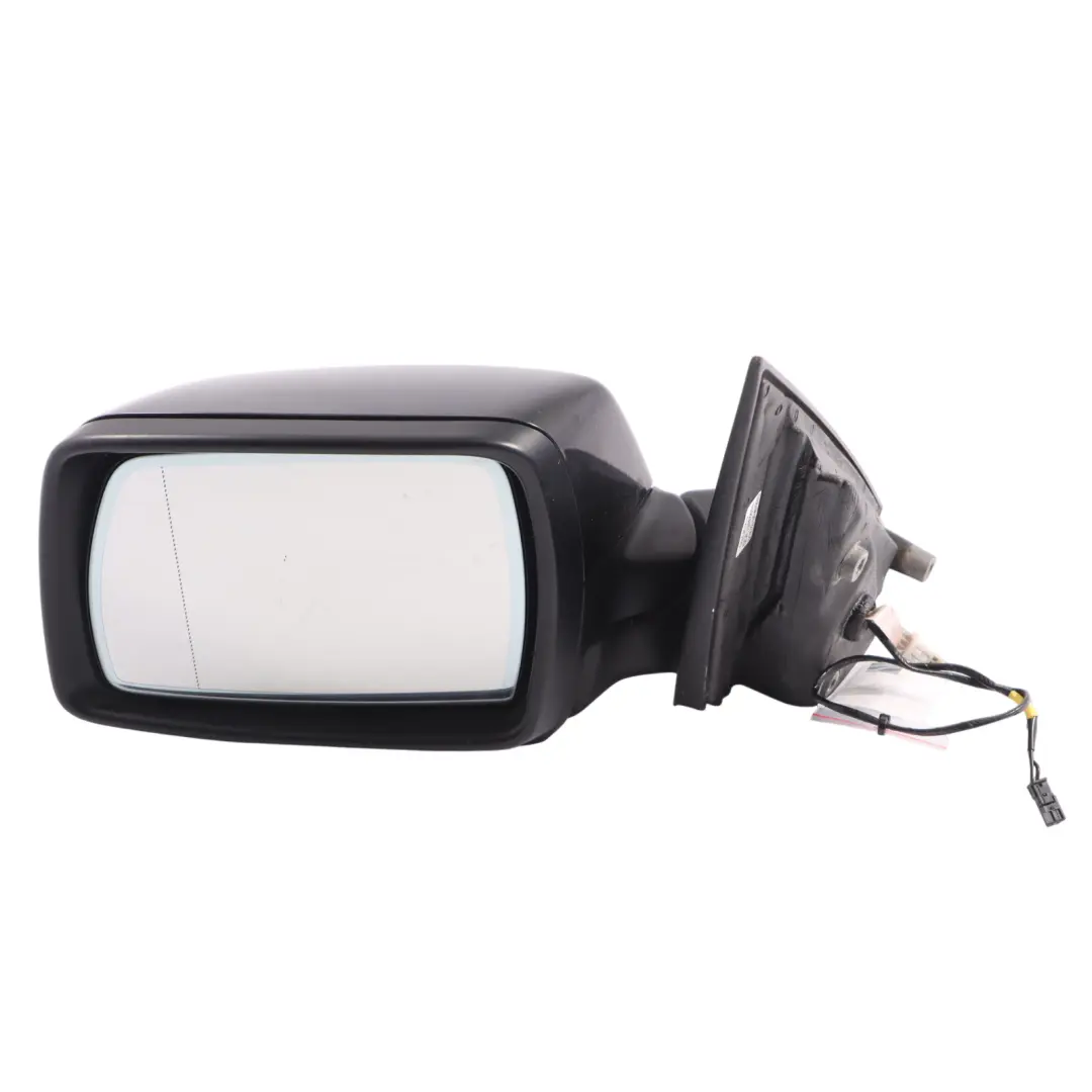 Heated Left Door N/S Wing Mirror Black Sapphire Metallic 475 to BMW X3 E83 LCI with Part number 3448133 BMW X3 E83 LCI Heated Left Door N/S Wing Mirror Black Sapphire Metallic 475 - SKU rhd-3448133-BS2 - Part number 3448133