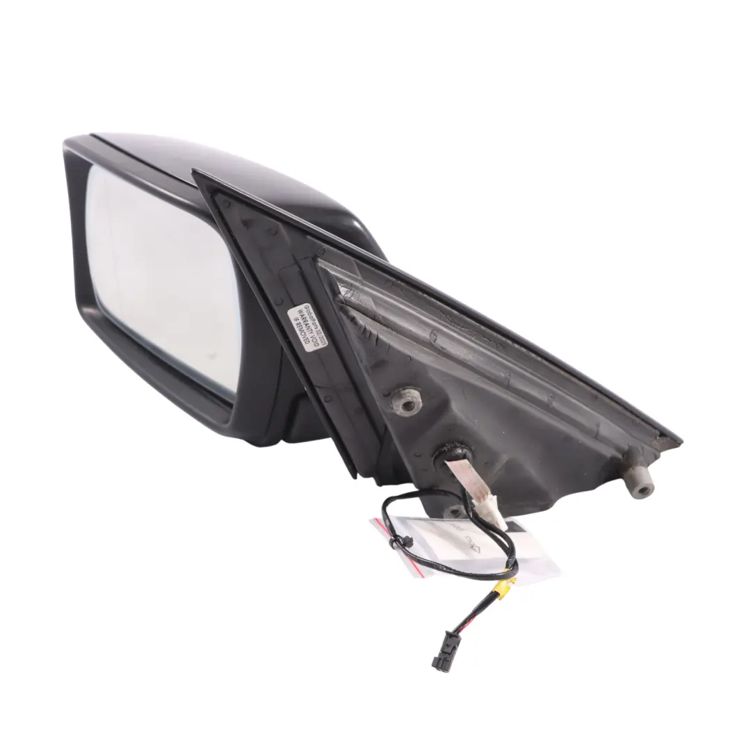 Heated Left Door N/S Wing Mirror Black Sapphire Metallic 475 to BMW X3 E83 LCI with Part number 3448133 BMW X3 E83 LCI Heated Left Door N/S Wing Mirror Black Sapphire Metallic 475 - SKU rhd-3448133-BS2 - Part number 3448133