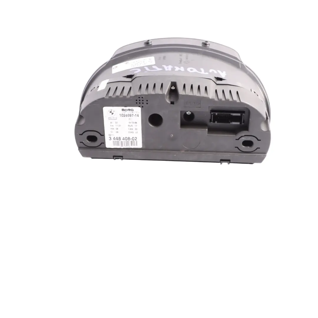 BMW X3 E83 LCI M57N2 Diesel Instrument Cluster Speedo Clocks Automatic - SKU RHD-3448408-1 - Part number 3448408