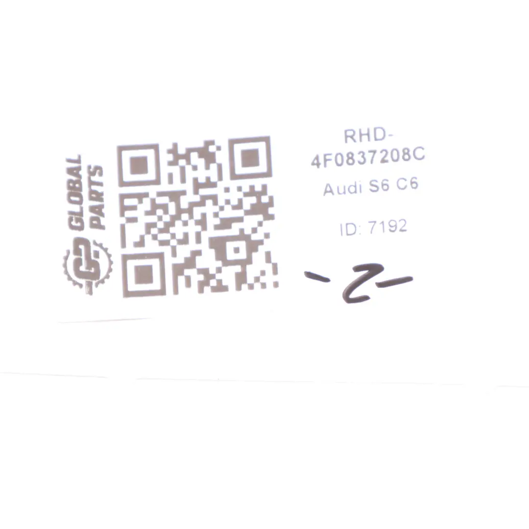 Exterior Door Grab Handle Front Right O/S to Audi A3 S3 8P with Part number 4F0837208C Audi A3 S3 8P Exterior Door Grab Handle Front Right O/S - SKU RHD-4F0837208C - Part number 4F0837208C