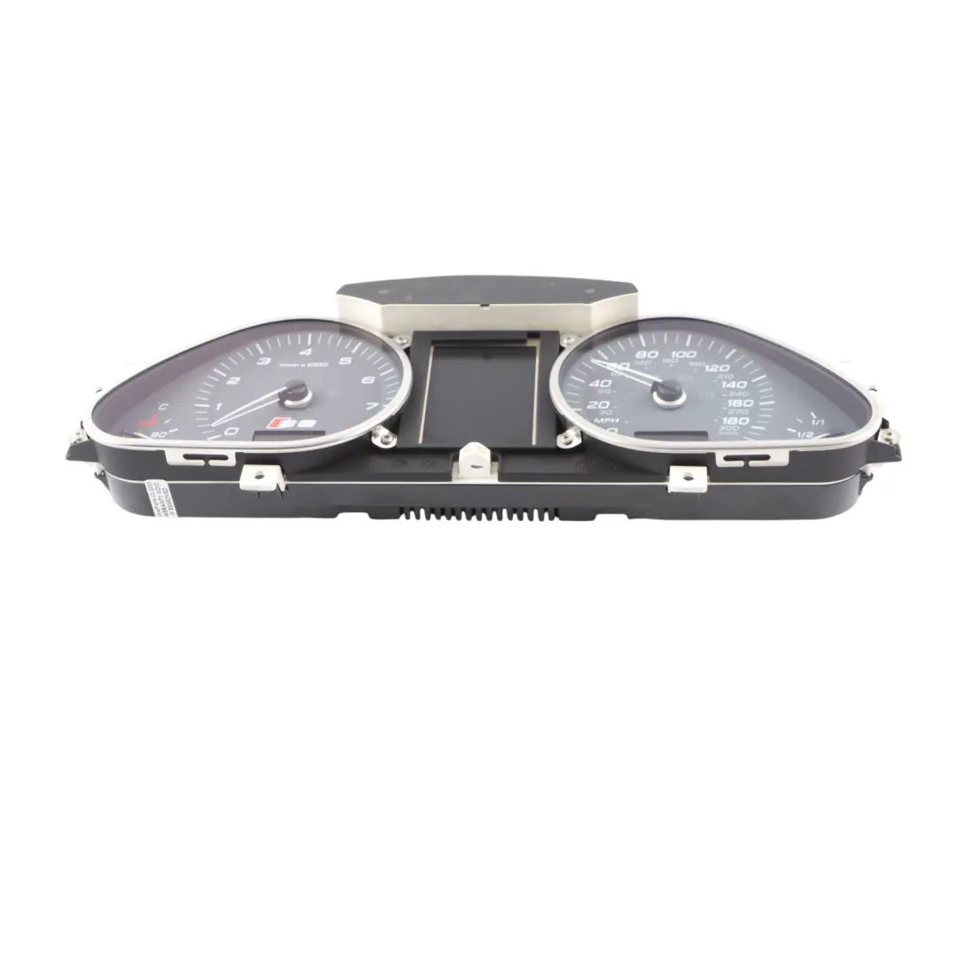 Instrument Cluster Speedo Clocks Petrol Automatic to Audi S6 C6 with Part number 4F0920980PX Audi S6 C6 Instrument Cluster Speedo Clocks Petrol Automatic - SKU RHD-4F0920980PX - Part number 4F0920980PX