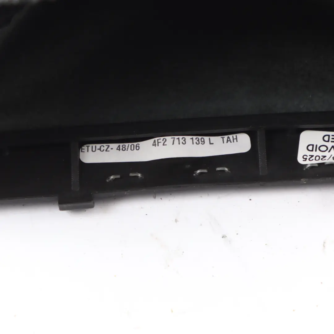 Audi A6 S6 C6 Automatic Gear Leather Knob Leaver Gaiter Black - SKU RHD-4F2713139L - Part number 4F2713139L