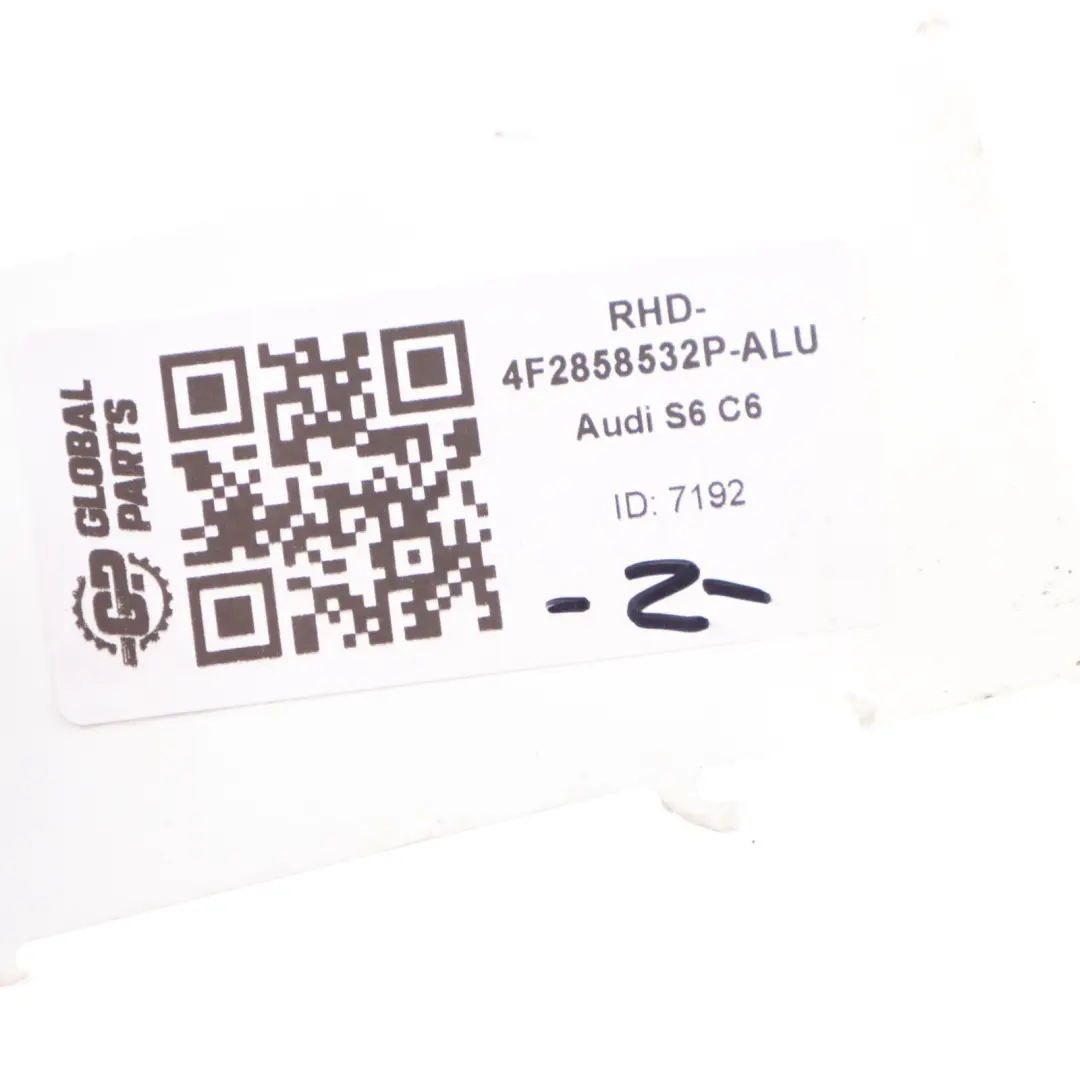 Audi S6 C6 Coupe Door Wing Mirror Right O/S Aluminium - SKU RHD-4F2858532P-ALU - Part number 4F2858532P
