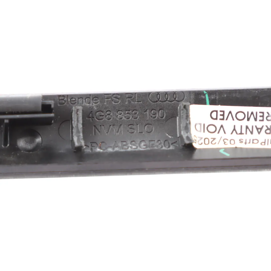 4G8 Front Dash Dashboard Console Trim Strip Black to Audi A7 with Part number 4G8853190BD Audi A7 4G8 Front Dash Dashboard Console Trim Strip Black - SKU RHD-4G8853190BD - Part number 4G8853190BD