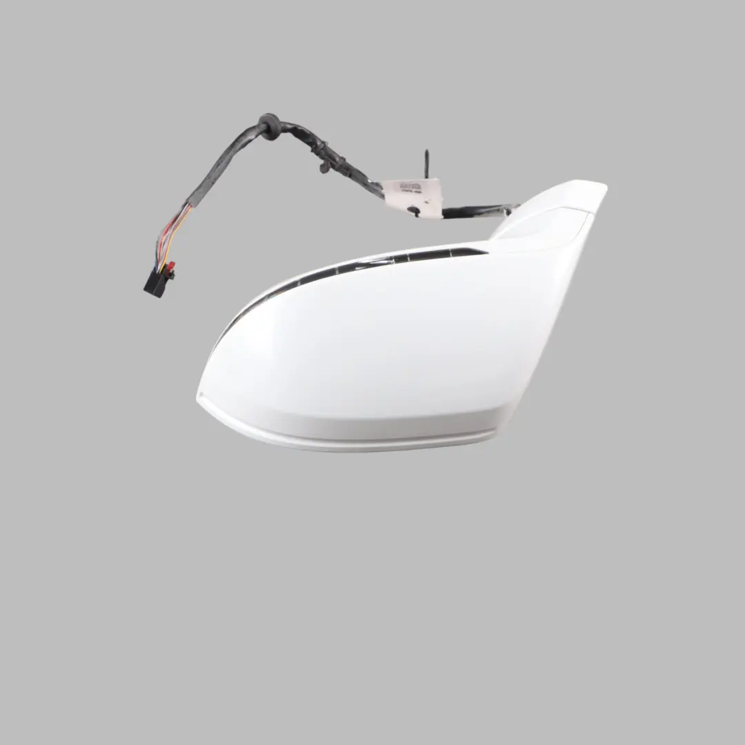 Wing Mirror Left N/S Electric Adjustment Glacier White Pearl S9R to Audi A7 S7 4G with Part number 4G8858531G Audi A7 S7 4G Wing Mirror Left N/S Electric Adjustment Glacier White Pearl S9R - SKU RHD-4G8858531G-MGW - Part number 4G8858531G
