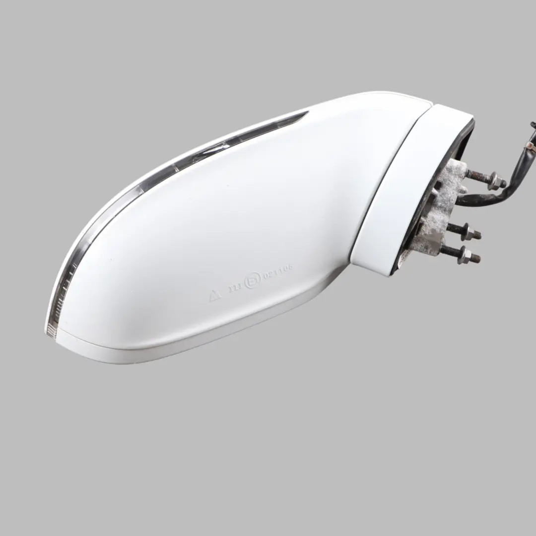 Audi A7 4G Door Wing Mirror Heated Right O/S Glacier White - S9R - SKU RHD-4G8858532G-MGW - Part number 4G8858532G